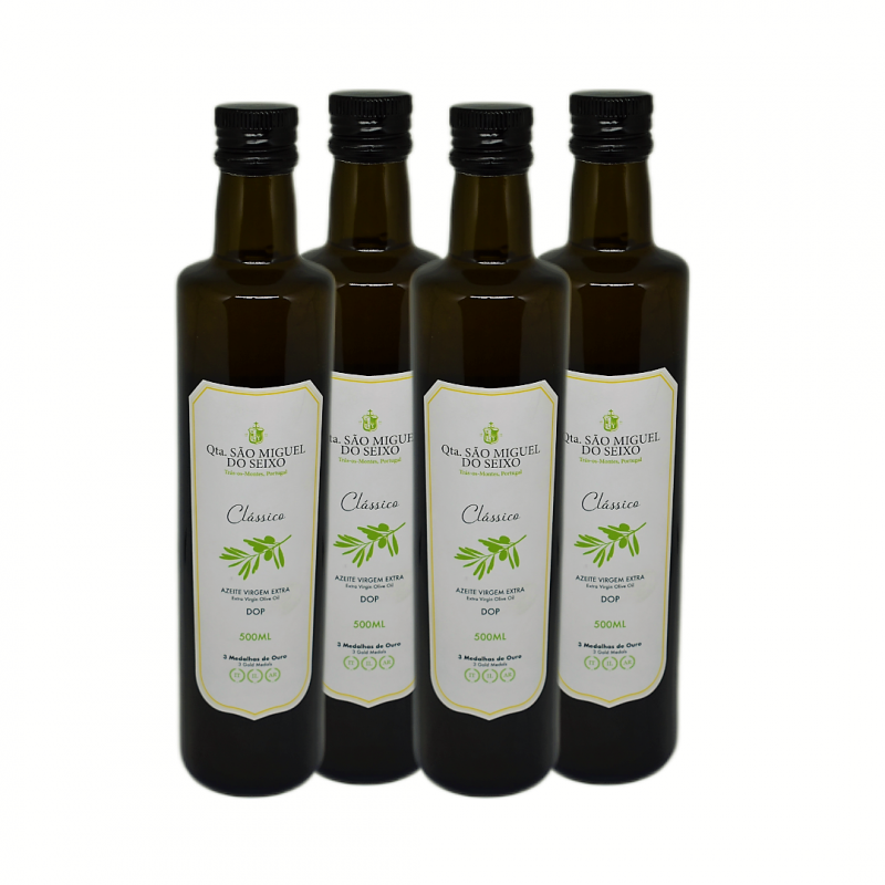 Pack 4 Garrafas Azeite Clássico Virgem Extra DOP 500 ml